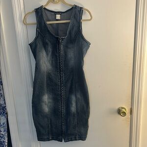 VENUS Denim Sleeveless Mini Dress